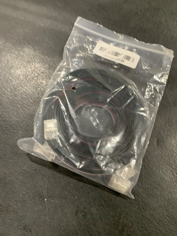 Photo 1 of Flutesan 10 Packs Solderless LED Strip Connector, Transparent Track Lighting Connectors, Wire Strip Lights, 16.4 Feet LED Strip for LED Pin Connector (Simple Style,5 Pin, 10 mm)