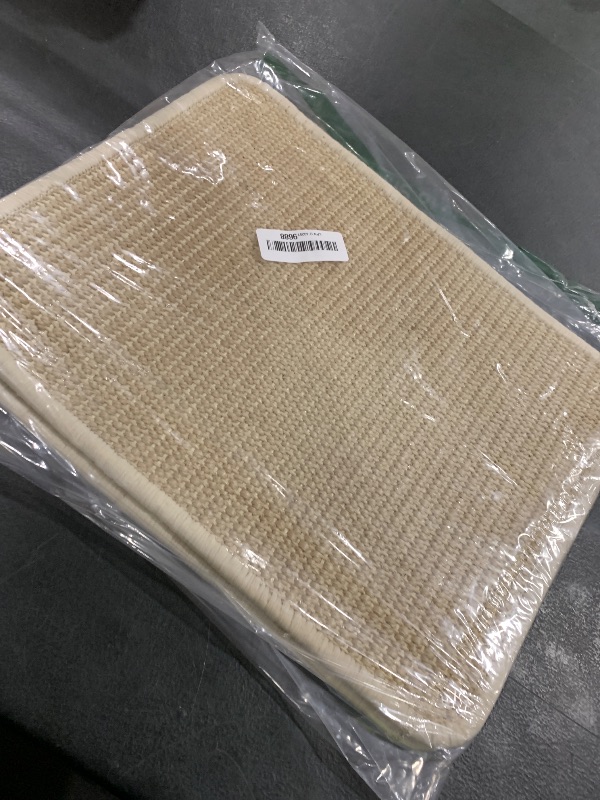 Photo 1 of Oncpcare 2PCS Rabbit Scratch Mat Natural Bunny Scratching Pad Claws and Teeth Care Rabbit Mats for Cages Chew Toys for Bunny Pet Cage Bedding for Biting Sleeping Nesting, 16x12
