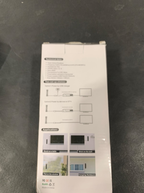 Photo 1 of 2025 Antenna for Smart TV for Local Channels,TV Antenna Indoor for Long Range Reception, Digital Antenna for Easy Installation and All Smart/Old TVs, Supports 4K 1080P HD VHF UHF