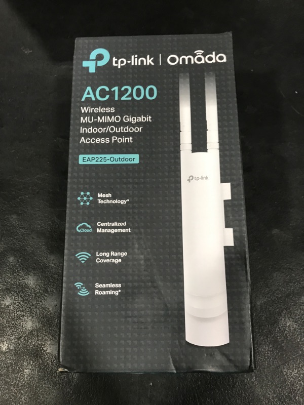 Photo 1 of TP-Link Omada Long Range Outdoor Access Point - WiFi Extender Outdoor Universal Compatible, AC1200 Dual Band, IP65 Weatherproof, Free Expert Help, Omada Remote Managed(EAP225-Outdoor)