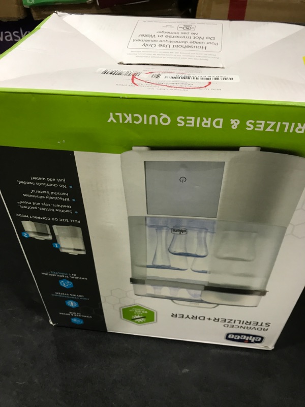 Photo 1 of Chicco Advanced Electric Steam Sterilizer & Dryer for Baby Bottles, Feeding Accessories and More | Eliminates 99.9% of Germs | 4 Programming Options | 2 Configurations | Automatic Shut-Off