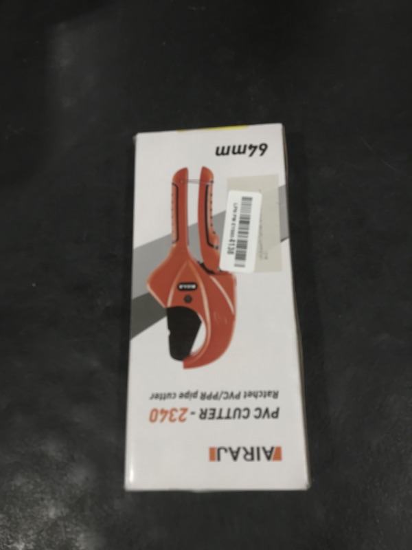 Photo 1 of AIRAJ Ratchet PVC Pipe Cutter,Cuts up to 2-1/2"PEX,PVC,PPR and Plastic Hoses,Pipe Cutters with Sharp SK5 Stainless Steel Blades,Suitable for Home Repairs and Plumbers
