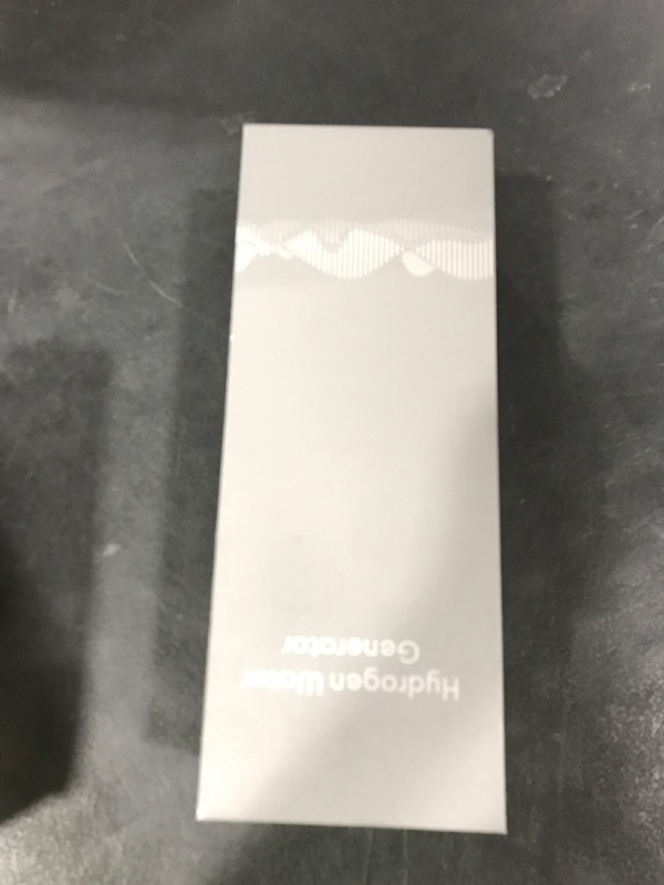 Photo 1 of Hydrogen Water Bottle 1500PPB Portable Hydrogen Water Bottle Generator Glass, Hydrogen Rich Water Dispenser with SPE & PEM Technology, for Home Office Fitness Travel Outdoor Sports (Silvery)