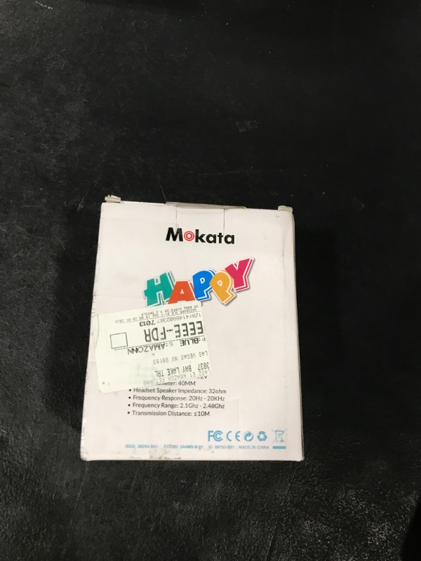 Photo 1 of Mokata Headphones Kids Bluetooth 5.4 Wireless Play Time 68H Safe Volume Limit 85/94dB Over-Ear Foldable Headset,Fast Charging,with Aux Cord Built-in Mic for Toddler Child Pad Study Tablet Red