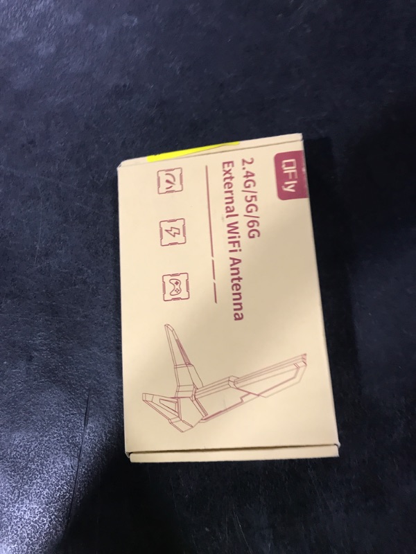 Photo 1 of External WiFi 6E Tri-Band Antenna 6GHz/5GHz/2.4GHz Gaming Antenna with RP-SMA Male Connector and 3.9ft Extension Cable for PC Desktop Computer PCIE WiFi Card Gaming Motherboard Router