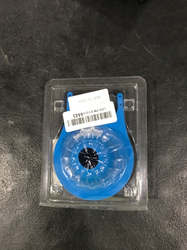 Photo 1 of Lychee Light Toilet Flapper Replacement Parts, Universal 3-Inch Toilet Stopper Flappers with Chain and Hook,WC Repair Parts Fits 3 Inch Flush Valve,Easy to Install,Water Saving, Rubber,Blue (1 PACK)
