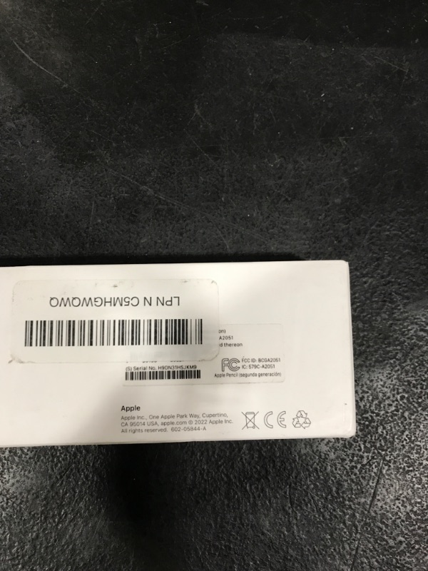 Photo 1 of Apple Pencil (2nd Generation): Device Compatibility Check Required - Pixel-Perfect Precision, Perfect for Note-Taking, Drawing, and Signing documents. Attaches, Charges, and Pairs magnetically.