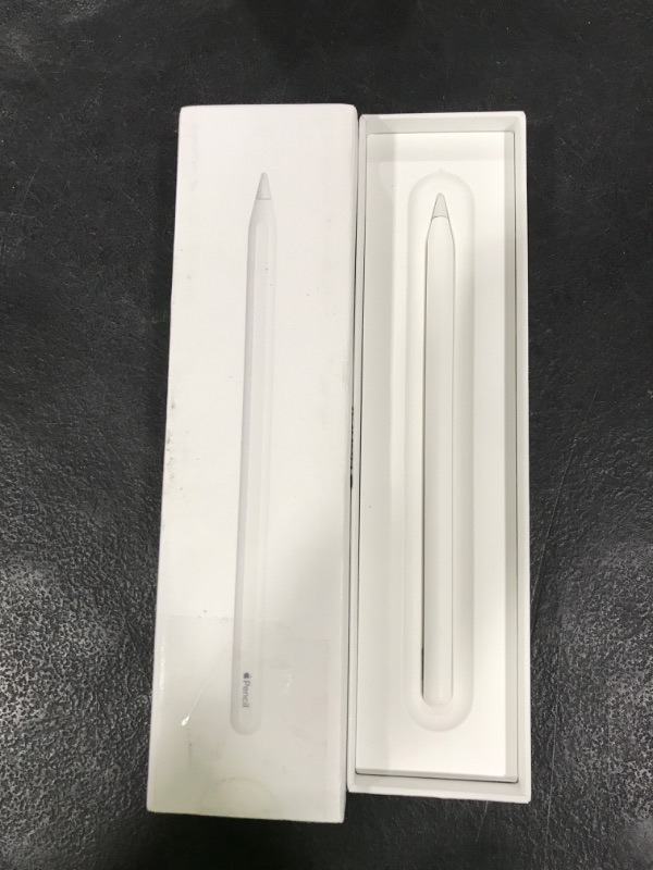 Photo 1 of Apple Pencil (2nd Generation): Device Compatibility Check Required - Pixel-Perfect Precision, Perfect for Note-Taking, Drawing, and Signing documents. Attaches, Charges, and Pairs magnetically.
