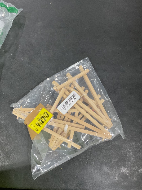 Photo 1 of MYYZMY 7.5 Inch Mini Wood Display Easel, 10 Pcs Tabletop Easels for Displaying Photos, Picthres
