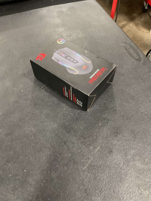 Photo 1 of Redragon M612 Predator RGB Gaming Mouse, 8000 DPI Wired Optical Mouse with 11 Programmable Buttons & 5 Backlit Modes, Software Supports DIY Keybinds Rapid Fire Button