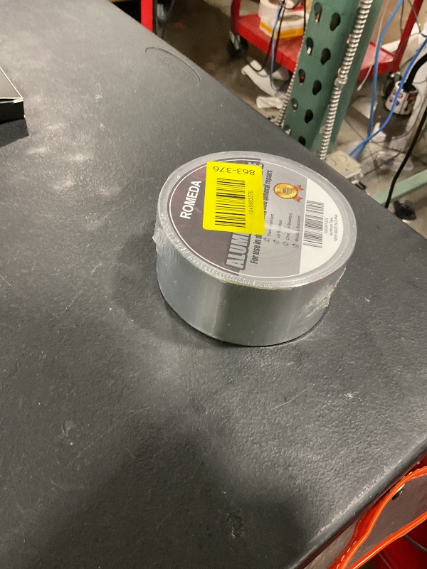 Photo 1 of Aluminum Foil Tape, 2 inch x 65 Feet (3.9 mil), Insulation Adhesive Metal High Temperature Heavy Duty HVAC Tape, Silver for Ductwork, Dryer Vent, HVAC