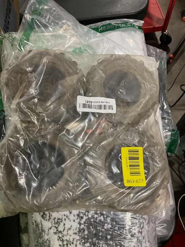 Photo 1 of Hobbypark Pre-Glued RC Monster Truck Tires and Wheels for Arrma Granite Voltage MEGA 2WD 4X4 V3 3S BLX Brushless 1/10 Big Rock,Set of 4…
