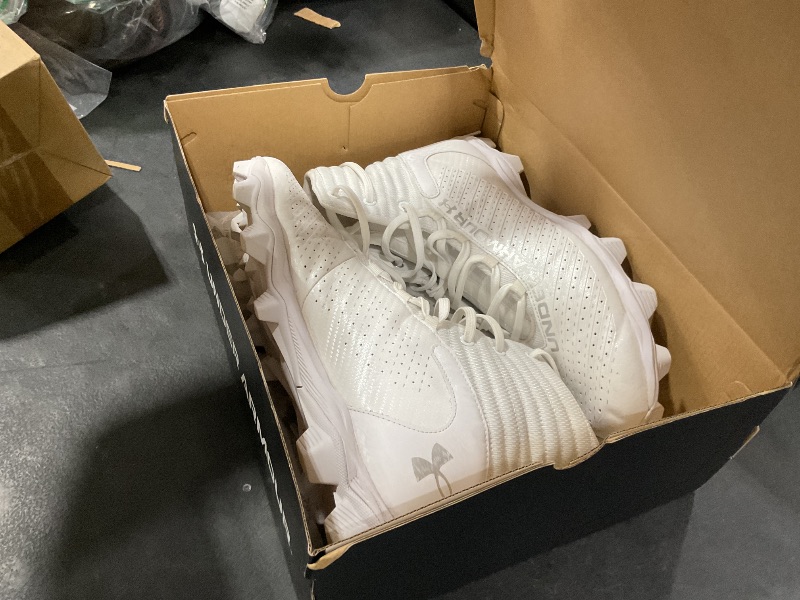 Photo 1 of Under Armour Men's Highlight Franchise RM 2.0, (100) White/White/Metallic Silver, 11.5, US