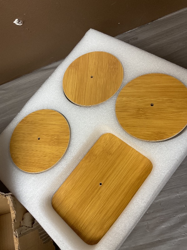 Photo 1 of 3+1 Pack Glass Laundry Pods Container,Laundry Room Organization Jar,Laundry Detergent Powder Storage Containers with Airtight Lids & Labels,laundry Detergent Dispenser for Scent Beads,Powder,Pods