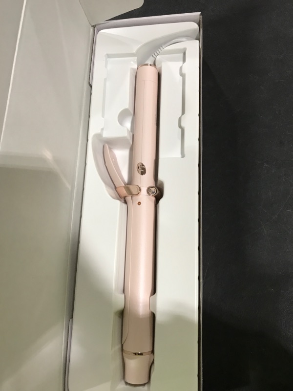 Photo 1 of T3 SinglePass Curl X Extra-Long Barrel Curling Iron with 9 Heat Settings and Ceramic Barrel for Fast Styling and Lasting Results on All Hair Types