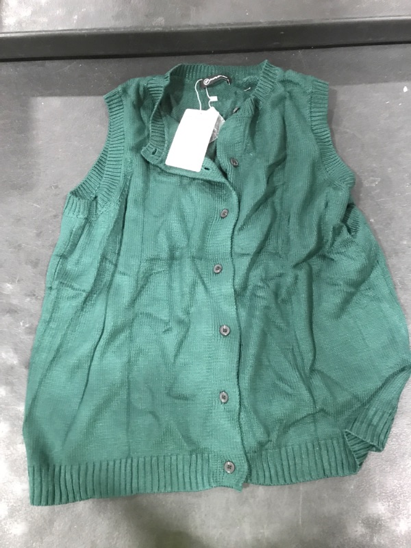 Photo 1 of medium green women's vest 