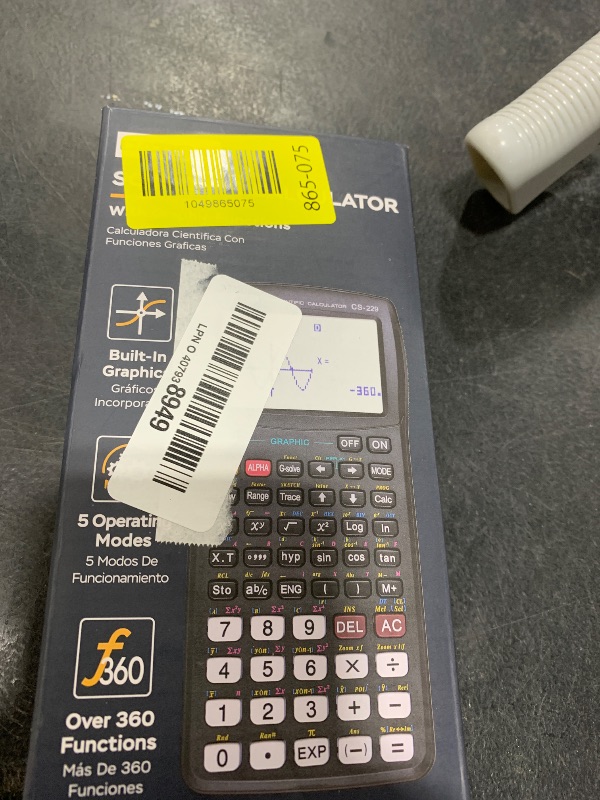 Photo 1 of CATIGA Scientific Calculator with Graphic Functions, Multiple Modes with Intuitive User Interface for Beginners and Advanced Courses, High School or College, CS-229