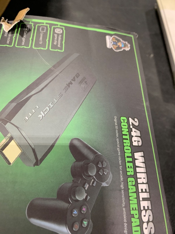 Photo 1 of XUJXHH Retro Gaming Console - Retro Gaming Stick,Retro Game Console?9 Classic Emulators,4K HDMI Output,Plug and Play Game Stick with 2 Controllers(64G)