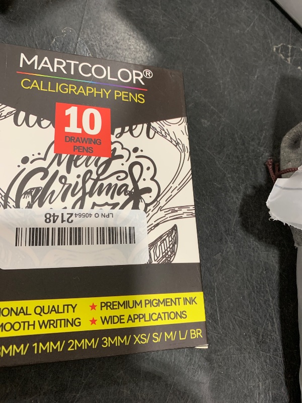 Photo 1 of MARTCOLOR Calligraphy Pens, 10 Size Calligraphy Pens for Writing, Brush Pen Calligraphy Set for Beginners, Calligraphy Brush Pens, Hand Lettering Pen for Art Drawing, Sketching, Scrapbooking