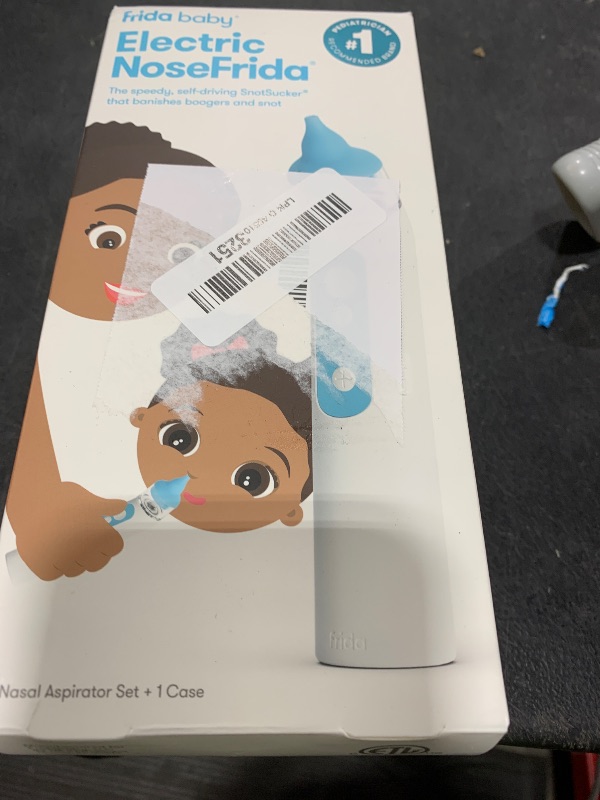 Photo 1 of Frida Baby Electric NoseFrida Nasal Aspirator for Baby, Nose Sucker for Baby & Toddler, Upgraded Nasal Aspirator for Congestion + Allergy Relief with 3 Suction Levels, 2 Silicone Tips, USB