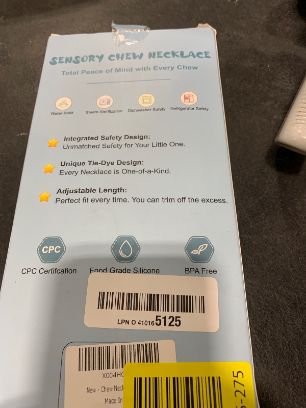 Photo 1 of Teething Necklace for Baby, One-Piece Safety Design for Toddler, Chew Necklaces for Sensory Kids Adults with Autism, ADHD, Fidget, Biting, Anxiety - Flower Chew Jewelry Toys for Teething Relief