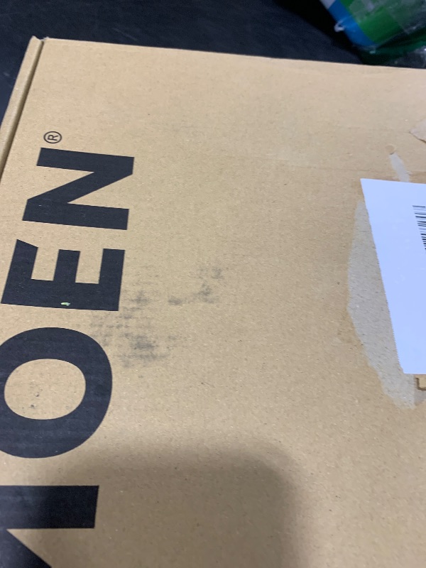 Photo 1 of Moen 7437 Chateau One-Handle Low Arc Kitchen Faucet, Chrome
