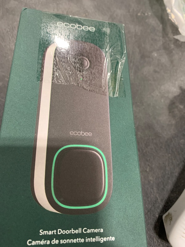 Photo 1 of ecobee Smart Video Doorbell Camera (Wired) - with Industry Leading HD Camera, Smart Security, Night Vision, Person and Package Sensors, 2-Way Talk, and Video & Snapshot Recording