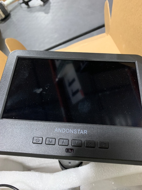 Photo 1 of Andonstar AD246S-M HDMI Digital Microscope 2000x for Adults, 3 Lens 2160P UHD Video Record, 7 Inch LCD Soldering Microscope for Electronics Repair, Error Coins, Pro Boom Arm Stand, Windows Compatible