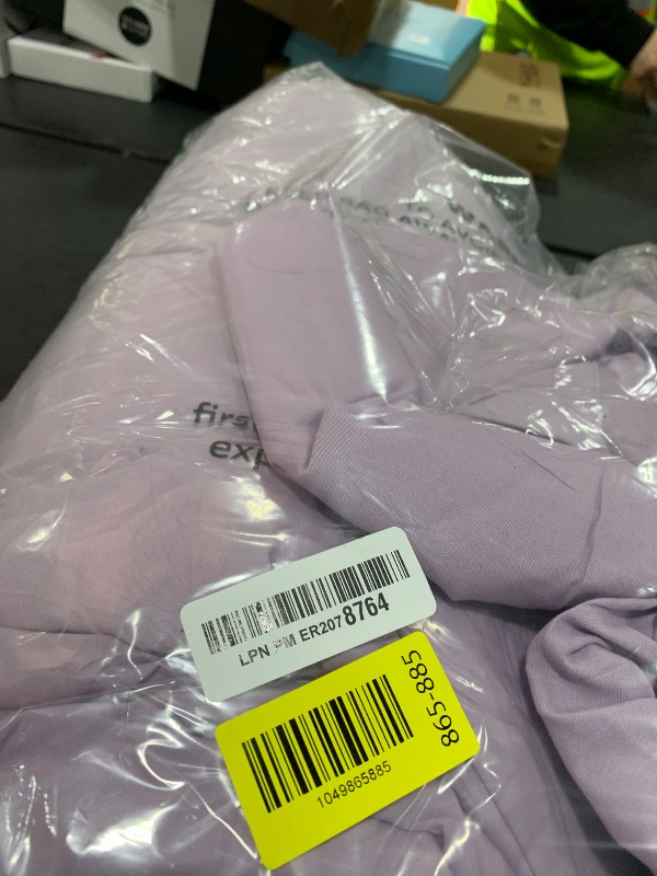 Photo 1 of HIMEET Full Comforter Set 7 Pieces Bed in A Bag Light Purple Luxury Soft Queen Size Bed Set Pintuck Pinch Pleat Bedding Sets with Comforter, Flat Sheet, Fitted Sheet and Pillowcases & Shams