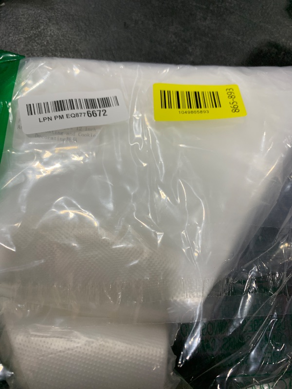 Photo 1 of Piping Bags,100pcs 12 Inch Anti Burst Disposable Cake Decorating Bags,Non-Slip Pastry Bags-Ideal for Cakes,Cream Frosting and Cookie Decorating