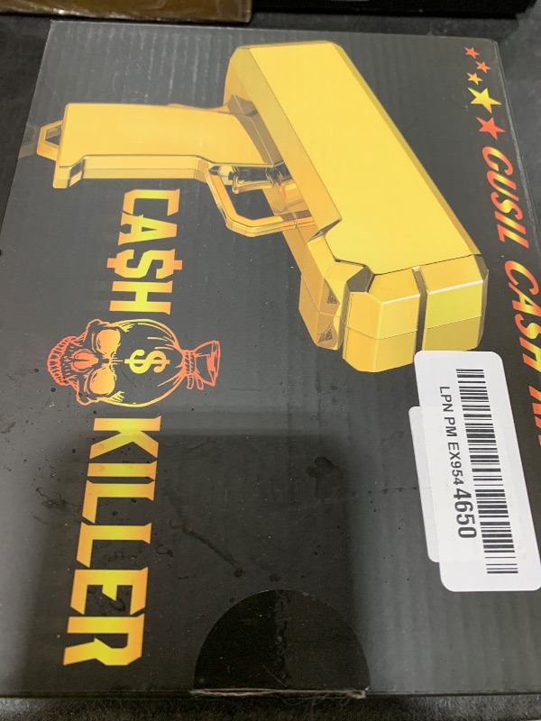 Photo 1 of Money  Shooter—Gusil Cash Cannon Bills Gun Make It Rain Toy Gun,Handheld Spary Cash Gun for Game Movies Party Supplies