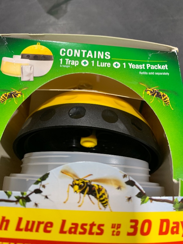 Photo 1 of Spectracide Wasp, Hornet & Yellowjacket Trap, Hanging Wasp & Hornet Trap with a Quick-Drown Formula That Submerges & Kills Insects, 1 Count