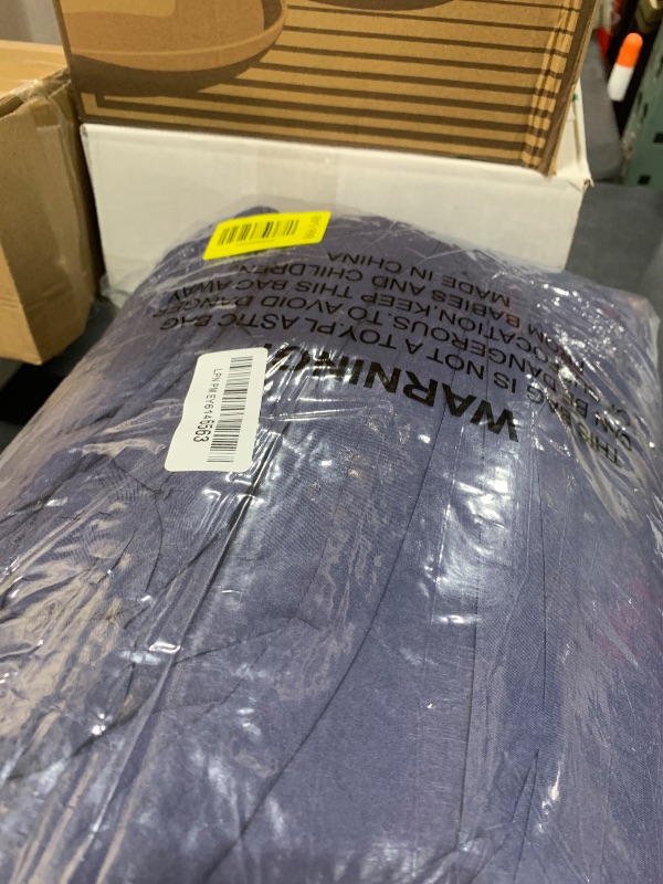 Photo 1 of ROSGONIA Navy Blue Comforter Set Queen, 3pcs (1 Boho Blue Comforter & 2 Pillowcases) All Season Soft Bedding Lightweight Bedspread Blanket Quilt