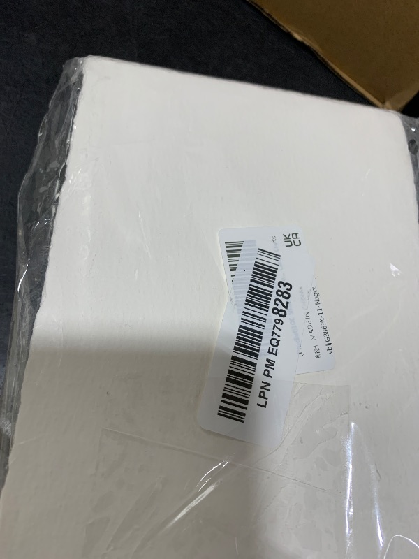 Photo 1 of 100 Sheets Watercolor Paper 5 x 7inch, 300 GSM Deckled Edge Paper Rough/Textured Handmade Paper for Watercolors, Wedding Invitations, Cards, Crafts