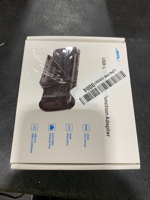Photo 1 of JSAUX Upgraded Docking Station for Steam Deck OLED/ROG Ally X/Legion Go/MSI Claw, 5-in-1 Steam Deck Dock with HDMI 4K@120Hz, 100Mbps Ethernet, USB 2.0 and 100W Charge Compatible with Steam Deck-HB0602