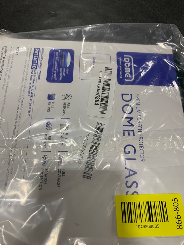 Photo 1 of DOME GLASS Whitestone for Galaxy S23 Ultra [Perfect full coverage] Tempered glass screen protector with UV lamp [2pack]