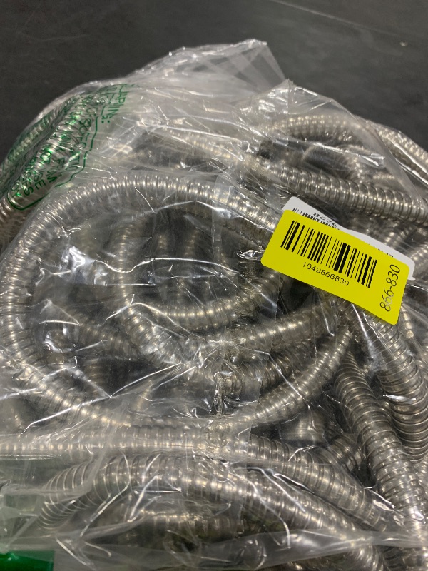 Photo 1 of Bionic Steel 75 Ft Garden Hose with Nozzle, Premium 304 Stainless Steel Metal Water Hose 75Ft, Flexible, Rust Proof, Lightweight, Heavy Duty, Crush Resistant Fittings, Easy Coil, 500 PSI, 2025 Model