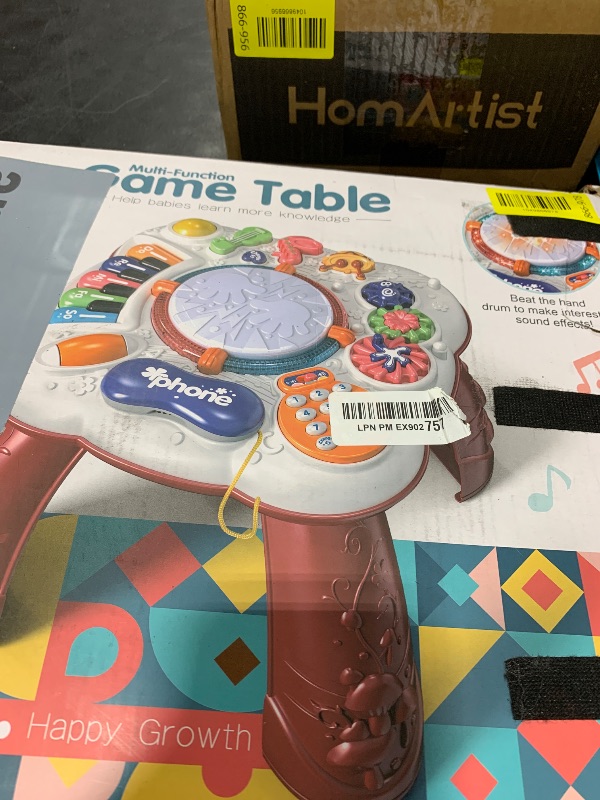 Photo 1 of VTech Buzz and Learn Activity Table with Seven Interactive Play Zones, Blue