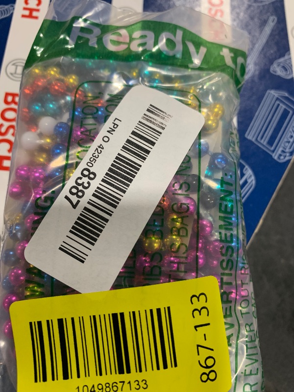 Photo 1 of SHAOQINLIN 12 PCS Mardi Gras Beads, 10 Colors 33 Inch Colorful Bead Necklaces Bulk Party Beads Necklace Round Beaded Necklaces for Mardi Gras, St. Patrick's Day, Christmas, Carnival Party Favor