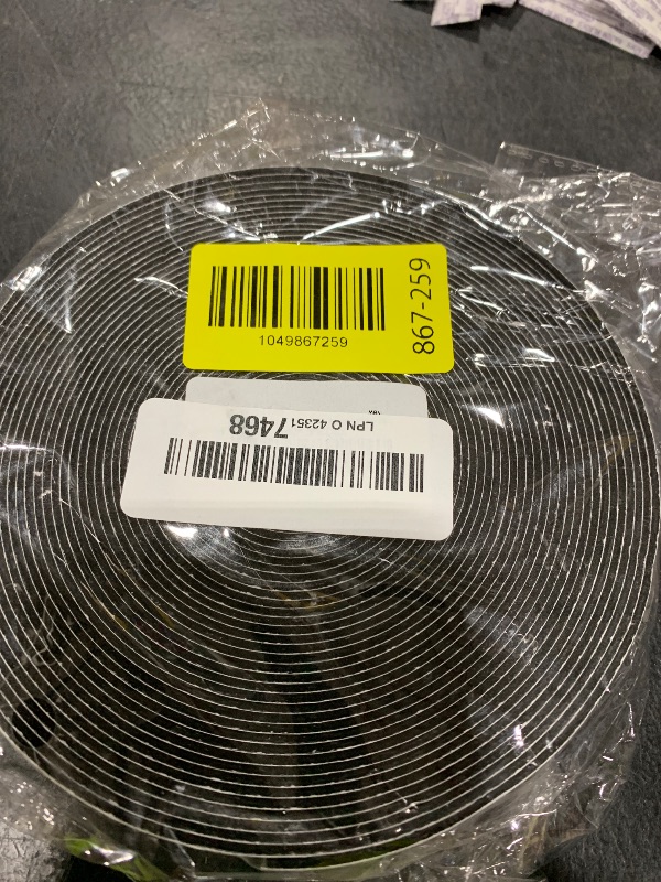 Photo 1 of High Density Foam Tape Roll, 1 Inch x 1/16 Inch (1.5mm), Weather Stripping Seal for Door Insulation, 33 Feet Long