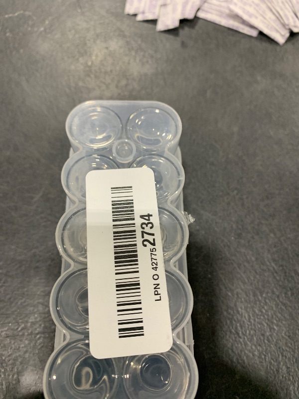 Photo 1 of 10 Pack 10ml Sealed Sample Vials, Transparent Glass Vials with Self Healing Injection Port