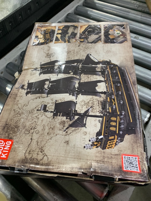 Photo 1 of Mould King 13199 Pirates Ship Model Building Blocks Kits, MOC Large Black Pearl Sailboat Model Construction Set to Build, Gift for Age 14+/Adults Collections Enthusiasts (3180+ Pieces) 