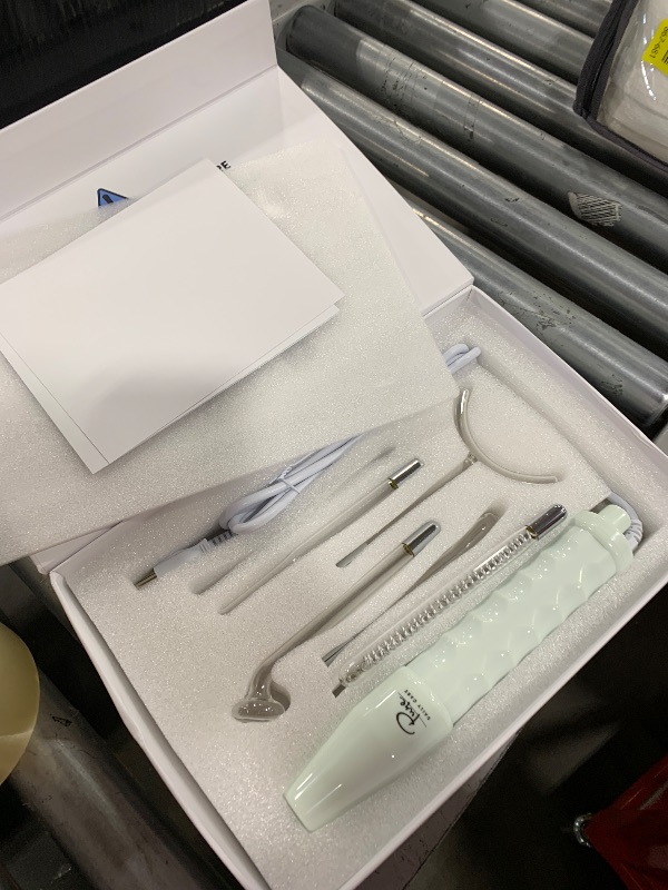 Photo 1 of NuDerma Clinical Skin Therapy Wand - Portable Skin Therapy Machine w 6 Fusion Neon + Argon Wands – Anti Aging - Clarifying - Skin Tightening & Radiance - Wrinkle Reducing