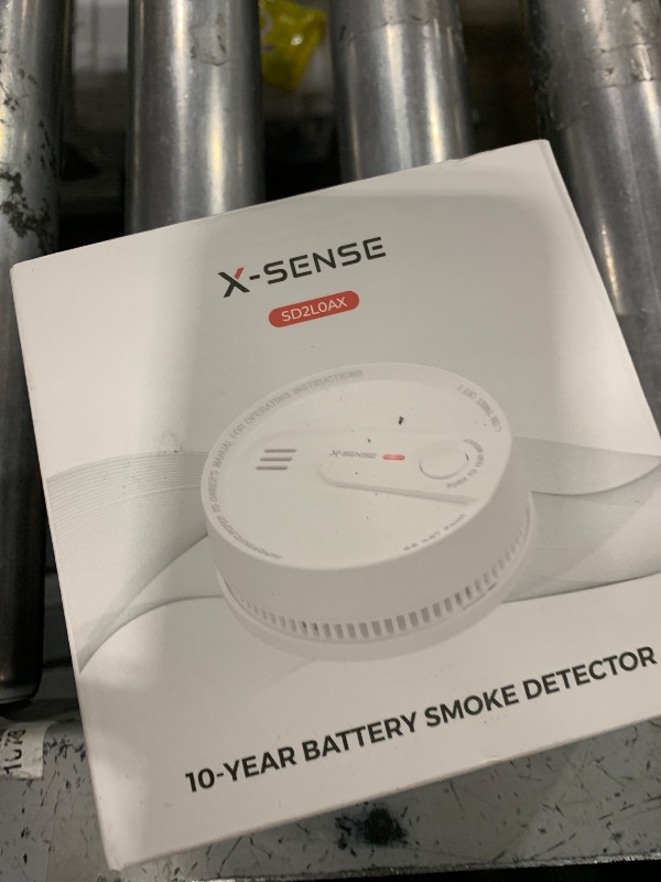 Photo 1 of X-Sense  Detector, 10-Year Battery Smoke Fire Alarm with Photoelectric Sensor, LED Indicator & Silence Button, 1-Pack