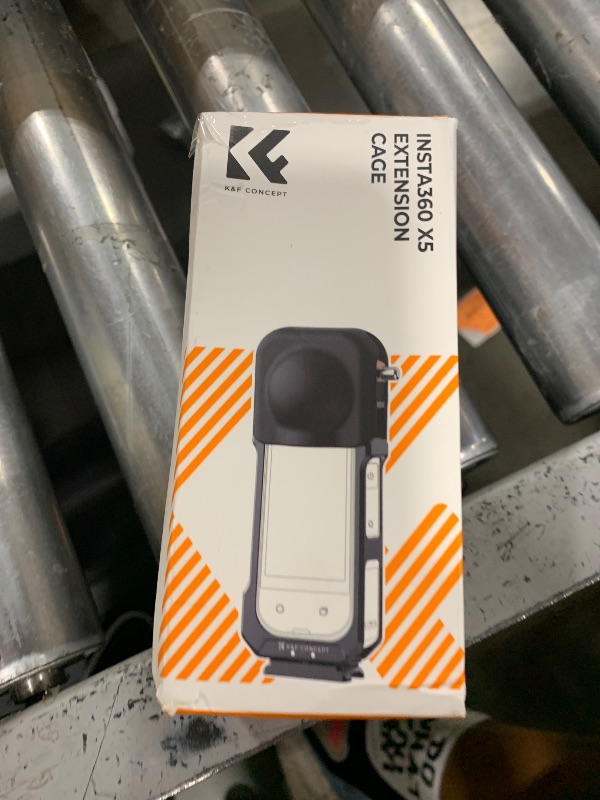 Photo 1 of K&F Concept Camera Cage for Insta360 X5, Aluminum Alloy Protective Case with Silicone Lens Cover, Frame with 2 Cold Shoe Mounts for Microphone and Led Video Light, Built-in 1/4" Screw Hole
