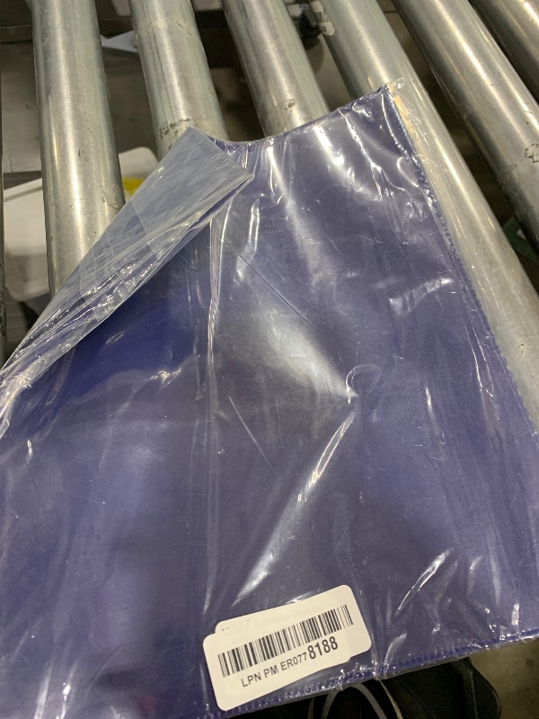Photo 1 of Nicky's® Multi Pocket Organizer, 10 or 14 Page Folder, Waterproof, Patented Tear-Resistant, Flexible Plastic, Proudly Made in USA, Binder Substitute. (10-in-1 Clear Inside/Navy Blue Outside)