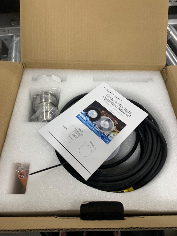 Photo 1 of Zenhagu Pool Lights for Inground Pool, 1.5 Inch LED Color Inground Pool & Spa Light, IP68 Waterproof Nicheless Pool Lights, AC12V, 50 ft Cord, Remote Control (Controller Not Supported)