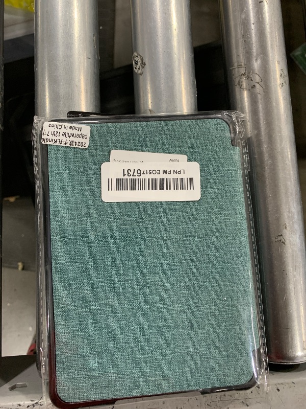 Photo 1 of SCSVPN Case for 7'' Kindle Paperwhite (12th Generation, 2024) and Kindle Colorsoft Signature Edition, All-New Lightweight PU Leather Protective Cover with Auto Sleep/Wake, Hand Strap - Denim Green