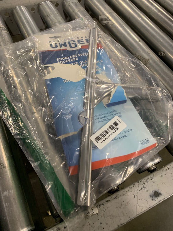 Photo 1 of Unger Professional 16” Stainless Steel Window & Glass Cleaning Squeegee - Cleaning Supplies, Heavy Duty Squeegee for Window Cleaning, Streak Free Results