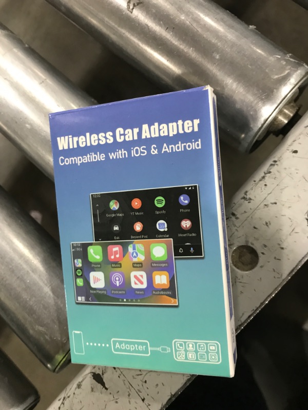 Photo 1 of Redlake Wireless CarPlay Adapter for iPhone Mini Size Wireless for Apple CarPlay Adapter USB & USB-C/Type-C Plug and Play (Matte Black)
